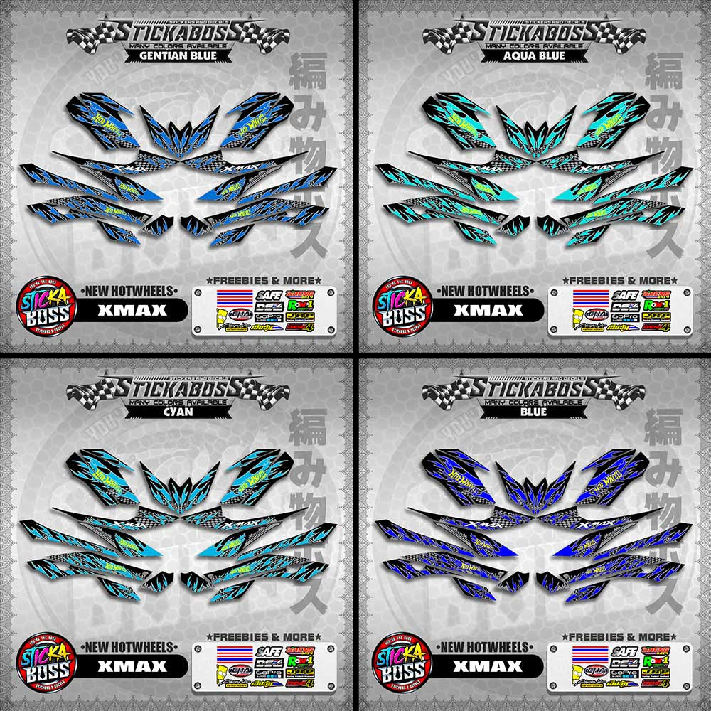 XMAX DECALS ( NEW HOTWHEELS )【WITH FREEBIES】