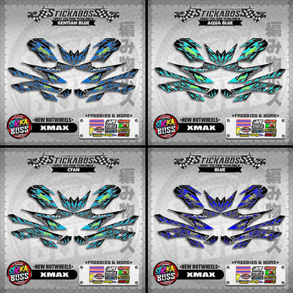 XMAX DECALS ( NEW HOTWHEELS )【WITH FREEBIES】
