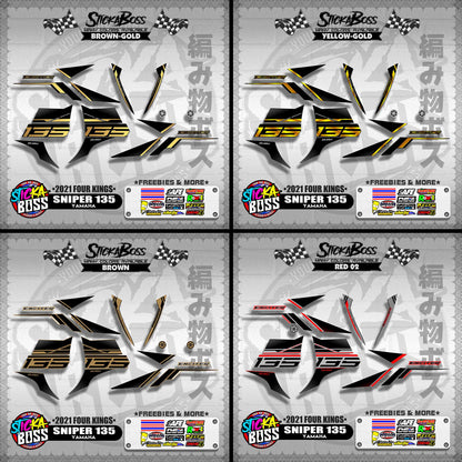 SNIPER 135 DECALS ( 2021 FOUR KINGS )【WITH FREEBIES】