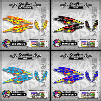 MIO SOULTY DECALS ( FIRE STOCK SIZE )【WITH FREEBIES】