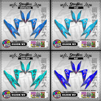 CLICK V2 DECALS ( TRC CONCEPT )【WITH FREEBIES】