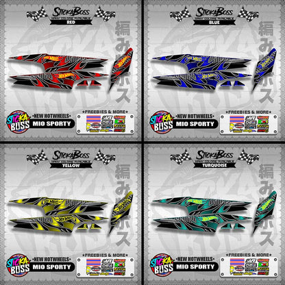MIO SPORTY DECALS ( NEW HOTWHEELS )【WITH FREEBIES】