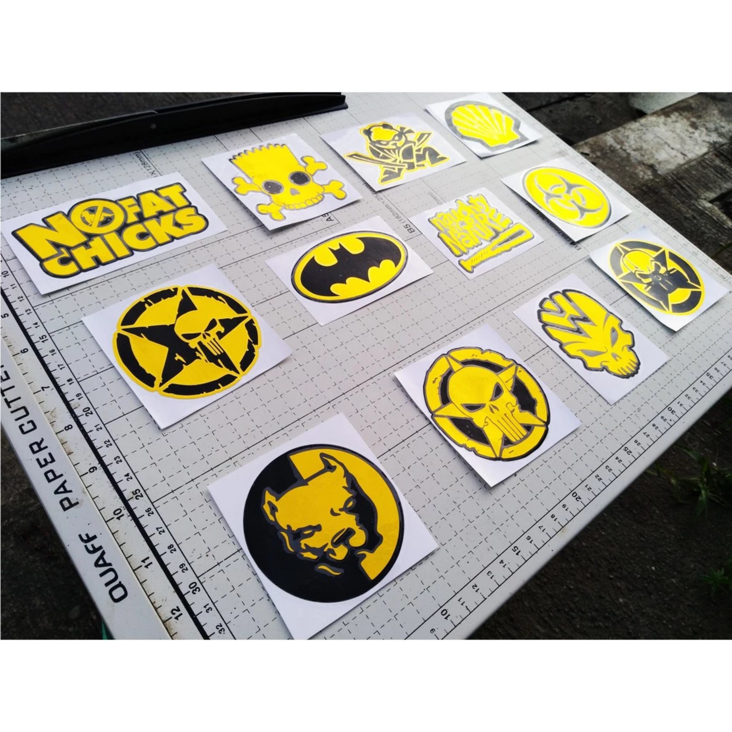 [PART 8] Gold Chrome Decal Stickers Vinyl Cut Out Stickers [ Religious / Thailook / Yayamanin ]