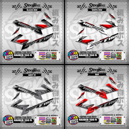 RAIDER 150 Fi DECALS ( SATRIA F150 2022  )【WITH FREEBIES】