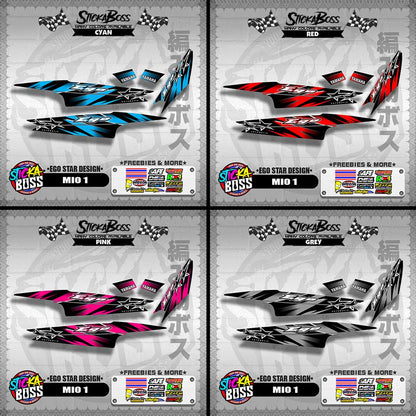 MIO 1 DECALS ( EGO STAR DESIGN )【WITH FREEBIES】