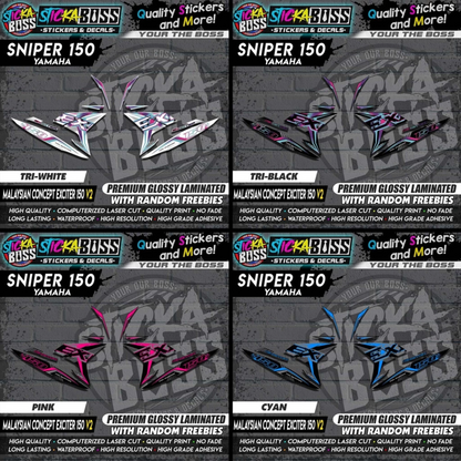 SNIPER 150 Stock Decals 【 MALAYSIAN CONCEPT EXCITER 150 V2 】