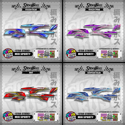 MIO SPORTY DECALS ( STAR STRIKE )【WITH FREEBIES】
