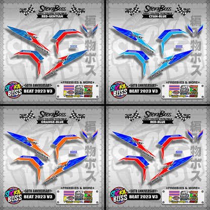 BEAT 2023 V3 DECALS ( 50TH ANNIVERSARY )【WITH FREEBIES】