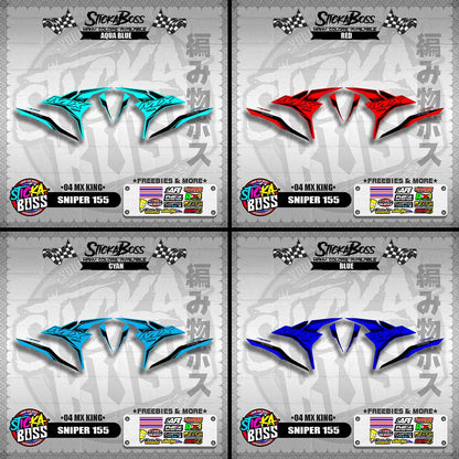 SNIPER 155 DECALS ( 04 MX KING )【WITH FREEBIES】