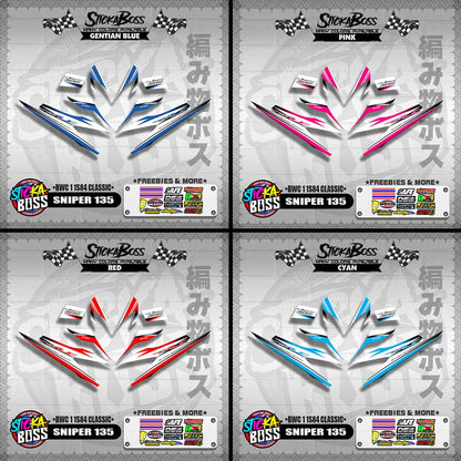 SNIPER 135 DECALS ( BWC 1 1S84 CLASSIC )【WITH FREEBIES】