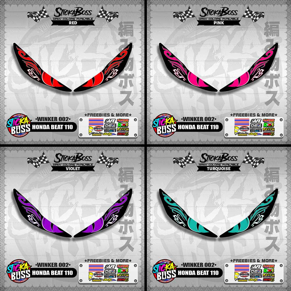 BEAT 110 FI V2 (WINKER 002) TRANSPARENT【WITH FREEBIES】