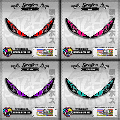 BEAT 110 FI V2 (WINKER 002) TRANSPARENT【WITH FREEBIES】