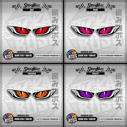 CLICK 125i / 150i V2 (WINKER 001) TRANSPARENT【WITH FREEBIES】