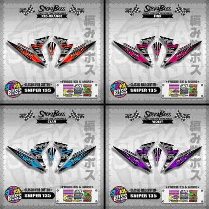SNIPER 135 DECALS ( CLASSIC FIRE CUSTOM )【WITH FREEBIES】
