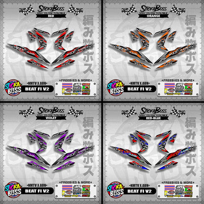 BEAT FI V2 DECALS ( MTV X AUN )【WITH FREEBIES】
