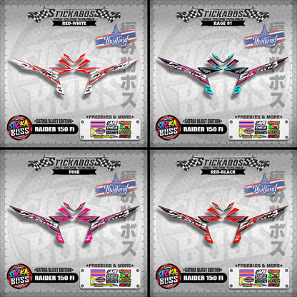 SUZUKI RAIDER 150 Fi Thai Decals ( Satria Blast Edition )【WITH FREEBIES】Thailand Concept