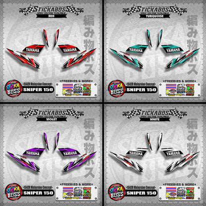 SNIPER 150 Stock Decals ( 150ZR Malaysian Concept ) MX King, Exciter 150