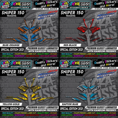 SNIPER 150 Stock Decals ( Special Edition 2021 ) [ MALAYSIAN CONCEPT / EXCITER 150 / Y15ZR ]
