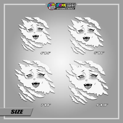 ATTACK ON TITAN PART  | ANIME SCRATCH STICKER【VINYL PRINTED】( LAMINATED / WATERPROOF )【Stickaboss】
