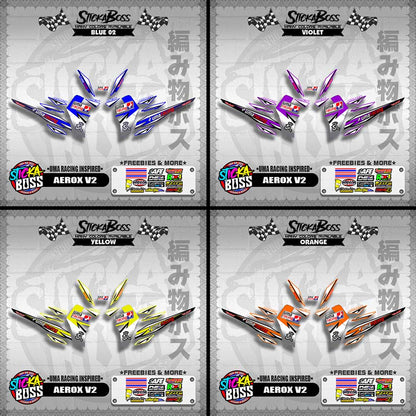 AEROX V2 DECALS ( UMA RACING INSPIRED )【WITH FREEBIES】