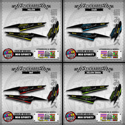 MIO SPORTY STICKER DECALS ( 2024 JRP NEW BOX )【WITH FREEBIES】