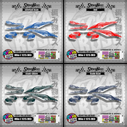 MIO I 125 M3 DECALS ( FOR WHITE TRIBAL LIGHT SOLARIZ )【WITH FREEBIES】