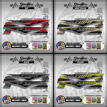 MIO SPORTY / SMILEY DECALS ( EGO RC ULTIMO )【WITH FREEBIES】