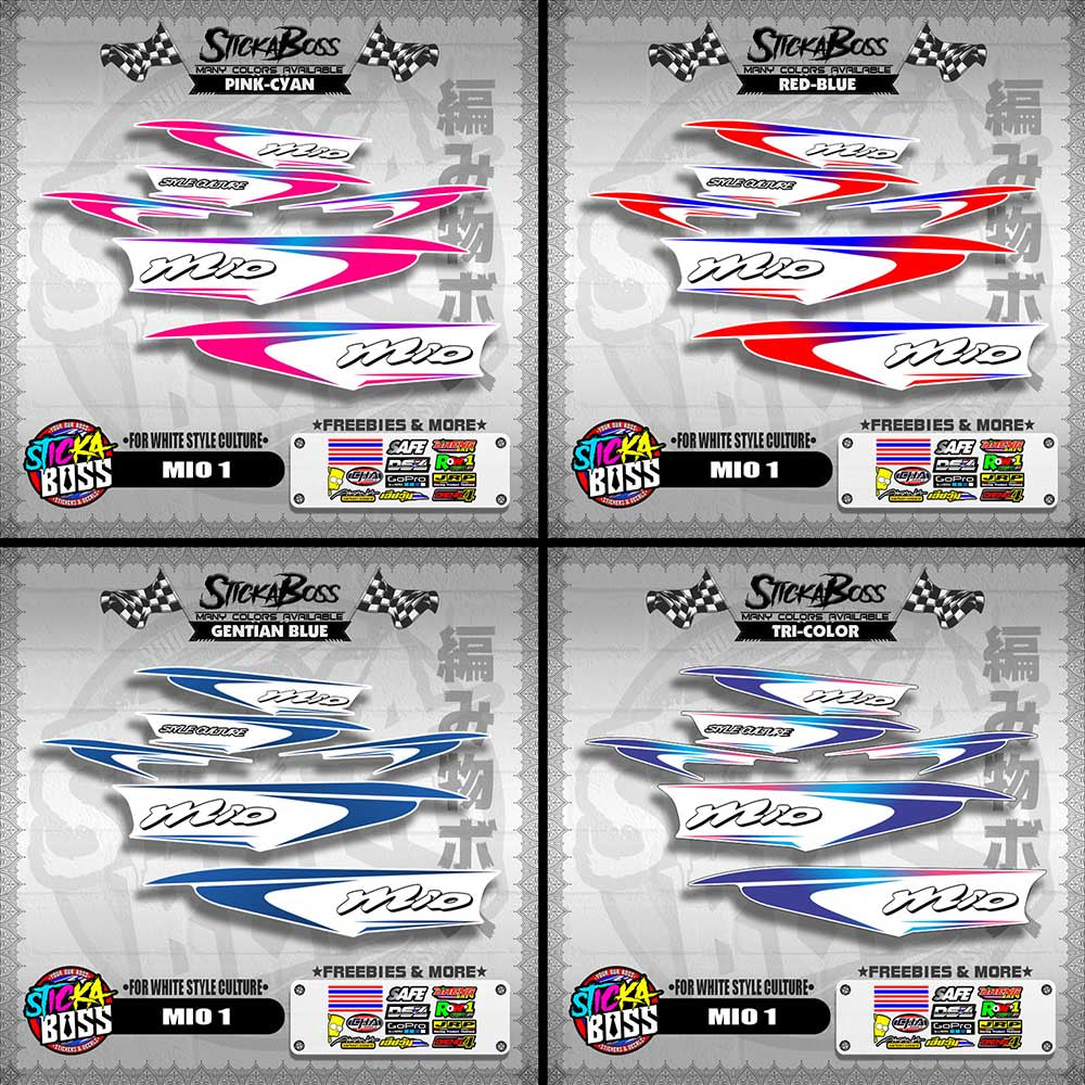 MIO 1 DECALS ( FOR WHITE STYLE CULTURE )【WITH FREEBIES】