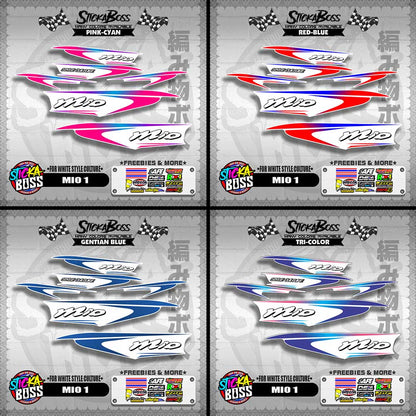 MIO 1 DECALS ( FOR WHITE STYLE CULTURE )【WITH FREEBIES】
