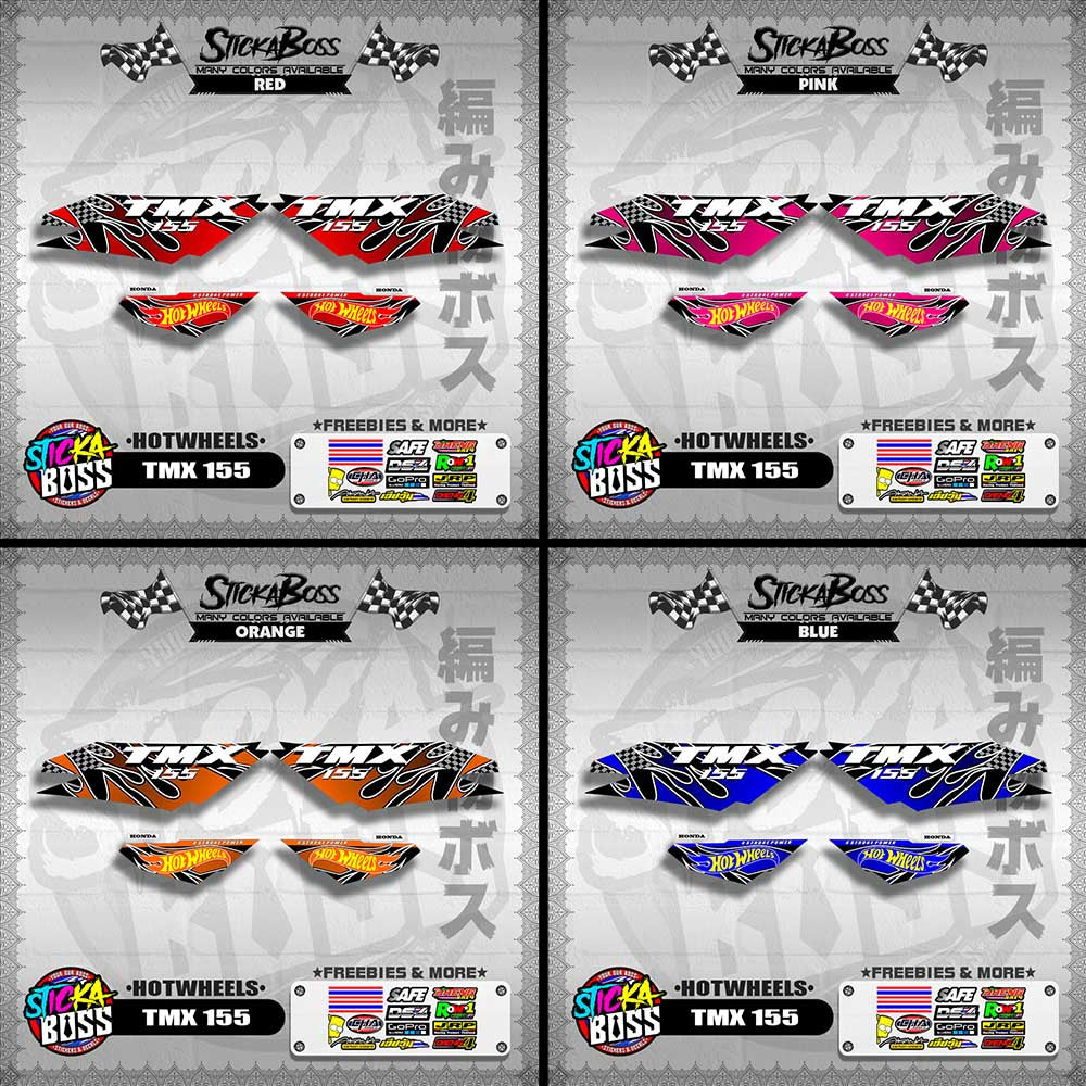 TMX 155 DECALS ( HOTWHEELS )【WITH FREEBIES】