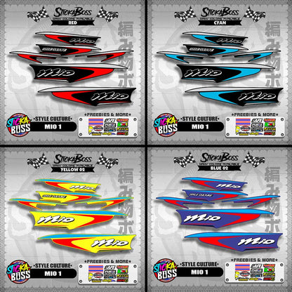 MIO 1 STOCK DECALS ( STYLE CULTURE )【WITH FREEBIES】