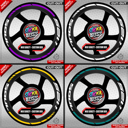 MIO SOULTY I MAG STICKER SET ( 2 MAGS ) - CUSTOM 009 | VINYL WATERPROOF CUT-OUT DECALS