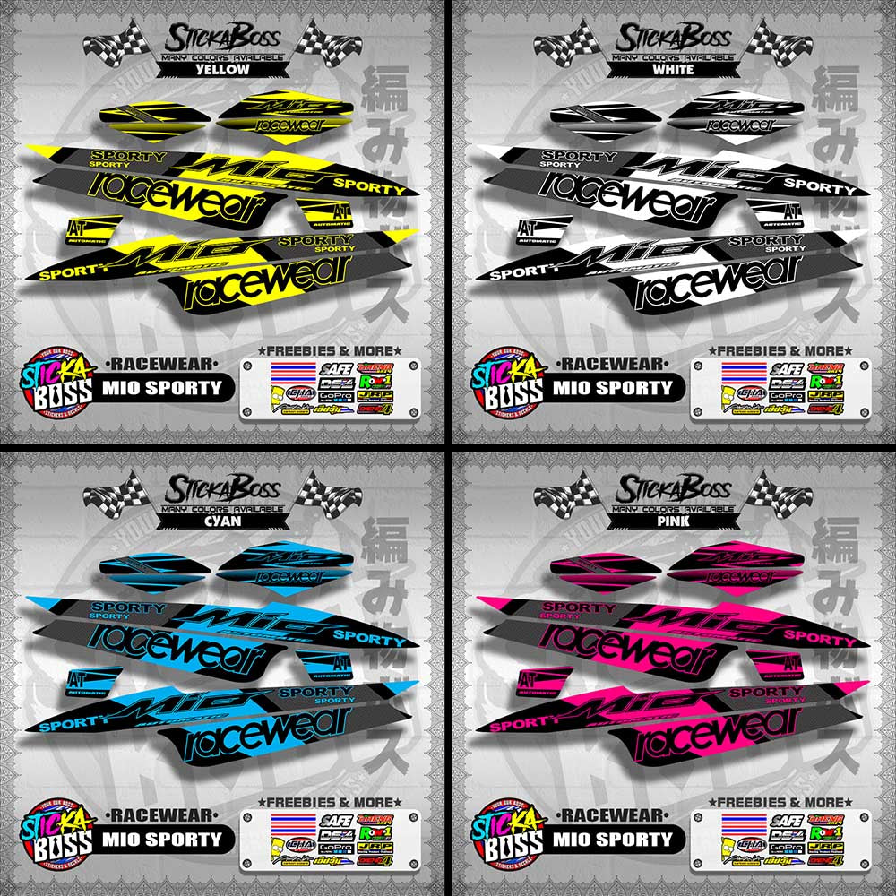 MIO SPORTY DECALS ( RACEWEAR )【WITH FREEBIES】