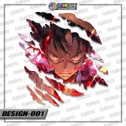 ONE PIECE PART 1 | ANIME SCRATCH STICKER【VINYL PRINTED】( LAMINATED / WATERPROOF )【Stickaboss】