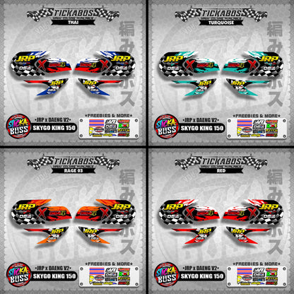 SKYGO KING 150 DECALS ( JRP x DAENG V2 )【WITH FREEBIES】