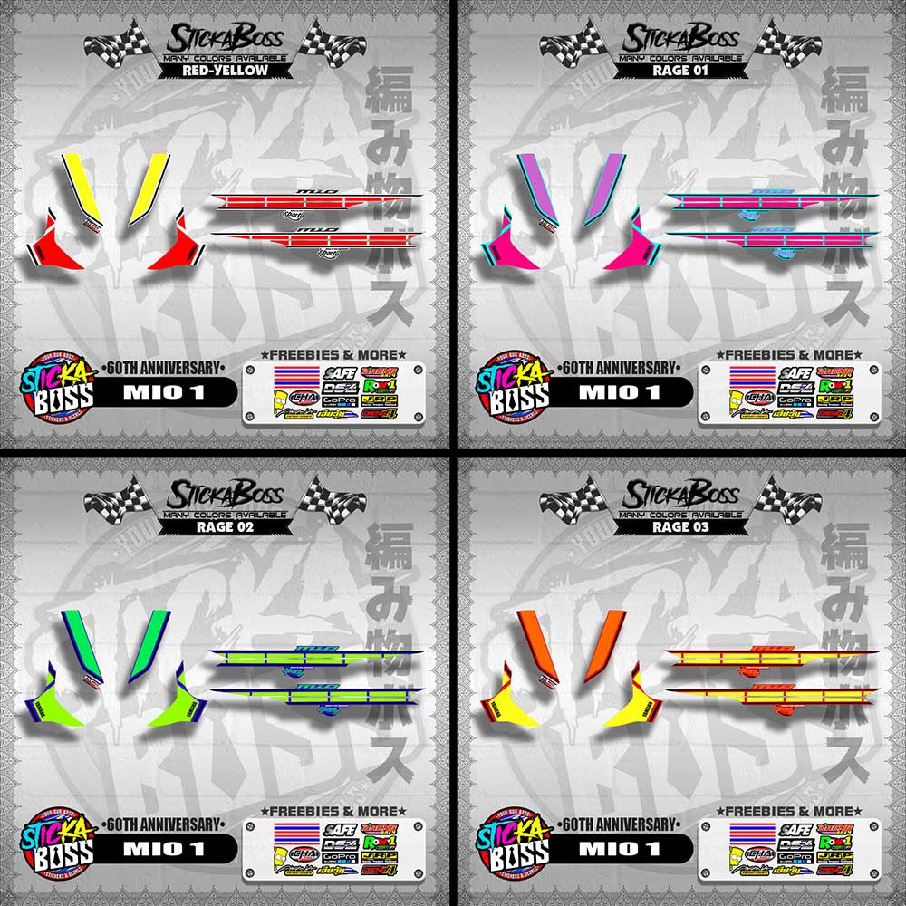 MIO 1 DECALS ( 60TH ANNIVERSARY )【WITH FREEBIES】