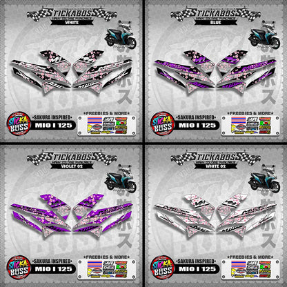 MIO I 125 STICKER DECALS ( SAKURA INSPIRED )【WITH FREEBIES】