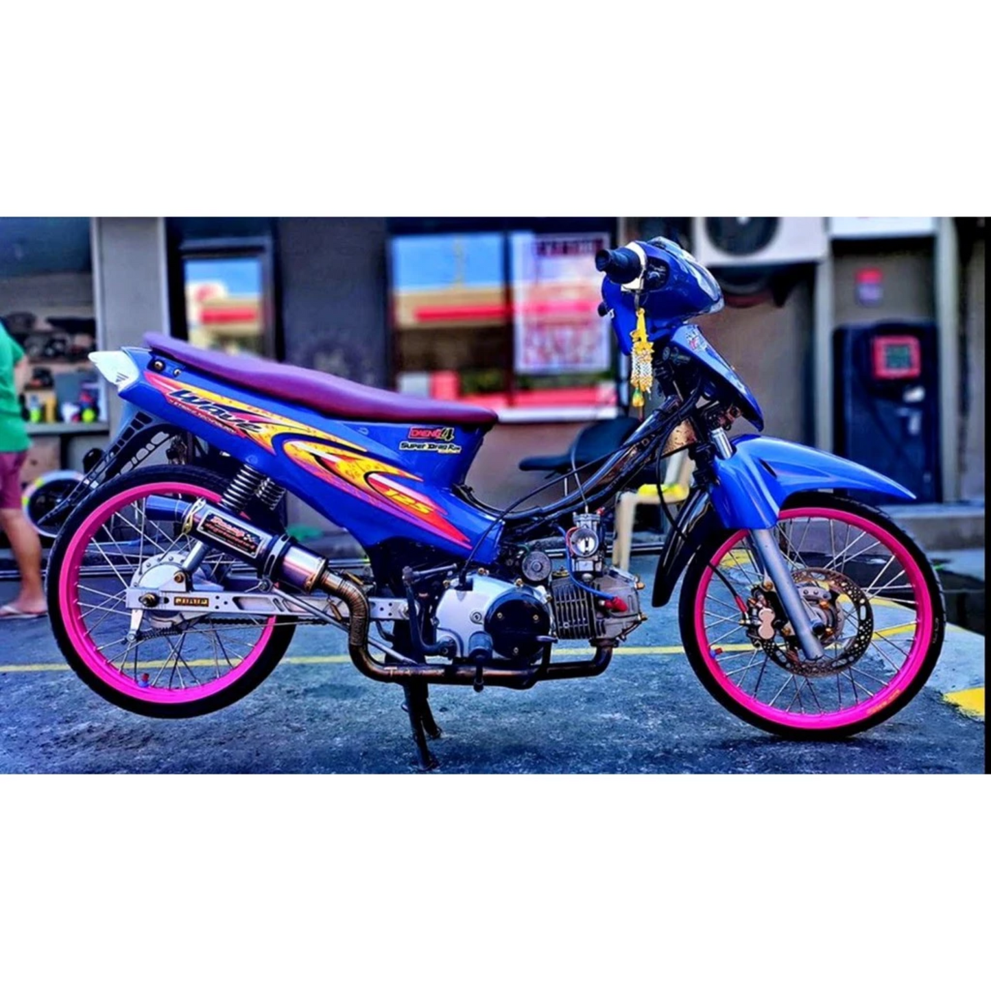 WAVE 125 S (THAI DECALS) [ASSORTED COLORS]【PREMIUM GLOSSY LAMINATED】