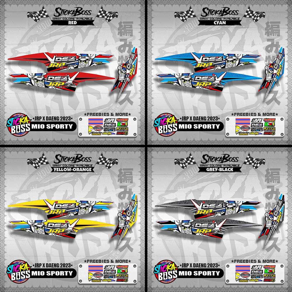 MIO SPORTY DECALS ( DAENG X JRP 2023 )【WITH FREEBIES】