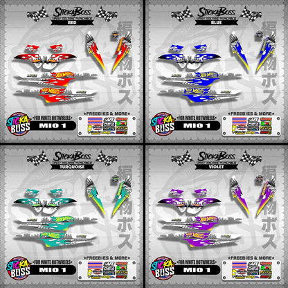 MIO 1 DECALS ( FOR WHITE HOTWHEELS )【WITH FREEBIES】