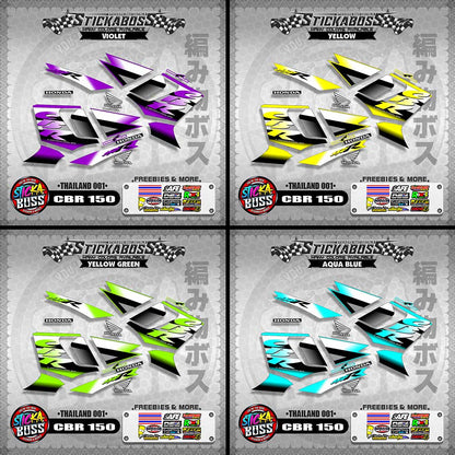 HONDA CBR 150 OLD DECALS ( THAILAND 001 )【WITH FREEBIES】
