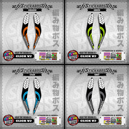 CLICK 125i / 150i V2 KILAY TINT ( DESIGN 01 )【WITH FREEBIES】