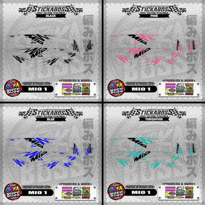【PREMIUM UV PRINT】TRANSPARENT MIO 1 DECALS ( BUTTONSCRAVES STRIPING )【WITH FREEBIES】