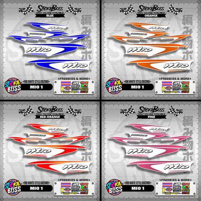 MIO 1 DECALS ( FOR WHITE STYLE CULTURE )【WITH FREEBIES】