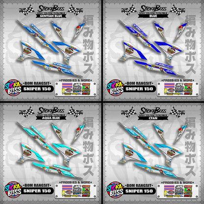 SNIPER 150 INDO DECALS ( BOM RANGSIT )【WITH FREEBIES】