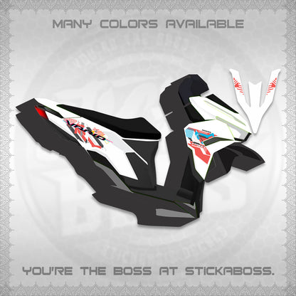 CLICK 125 V3 VARIO FOR WHITE DECALS (2026 STREET STYLE EDITION) STICKER DECALS By STICKABOSS