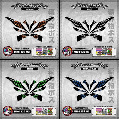 MIO I 125 M3 STICKER DECALS ( WW STRIPPING )【WITH FREEBIES】