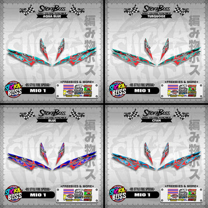 MIO 1 DECALS ( US STYLE FIRE SPECIAL )【WITH FREEBIES】