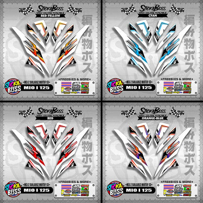 MIO I 125 DECALS ( M3 Z SOLARIZ MOTIF 13 )【WITH FREEBIES】