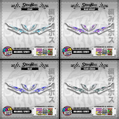 MIO AMORE / SPORTY DECALS ( FOR WHITE CRYSTAL FIRE )【WITH FREEBIES】